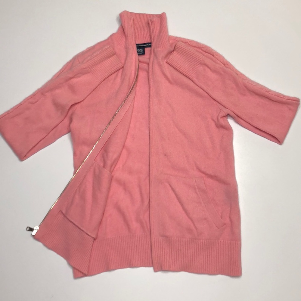 Zip up, cashmere, turtle neck, sweater